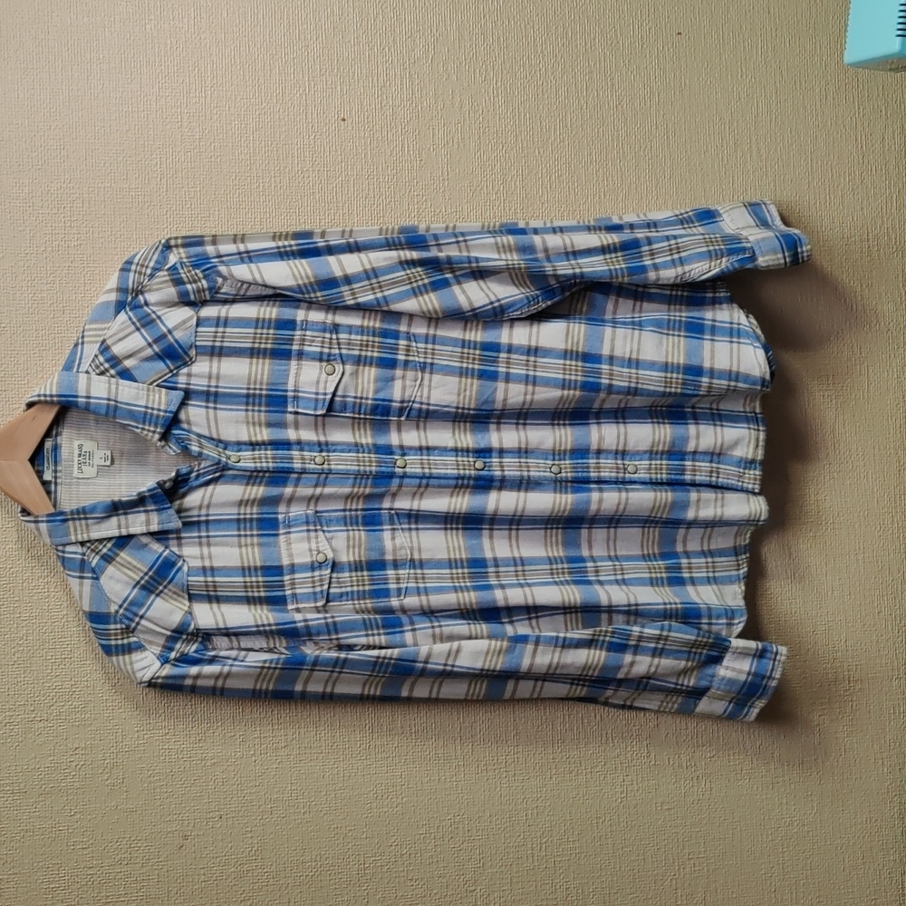 Lucky Brand Lined Shirt with Snaps